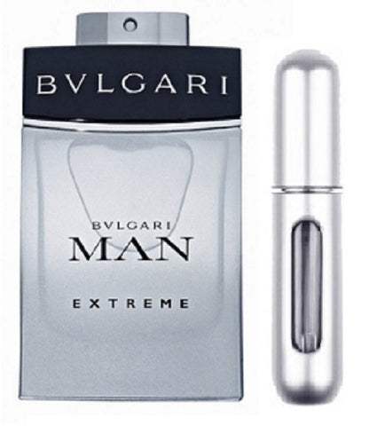 BVLGARI MAN EXTREME Eau De Toilette 5ml Refillable Travel Spray