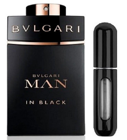 BVLGARI MAN IN BLACK Eau De Parfum 5ml Refillable Travel Spray
