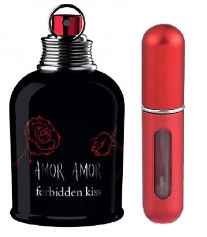 CACHAREL AMOR AMOR FORBIDDEN KISS EDT 5ml Refillable Travel Spray