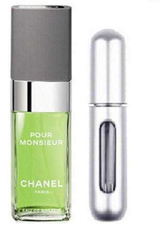 CHANEL POUR MONSIEUR Eau De Toilette 5ml Refillable Travel Spray