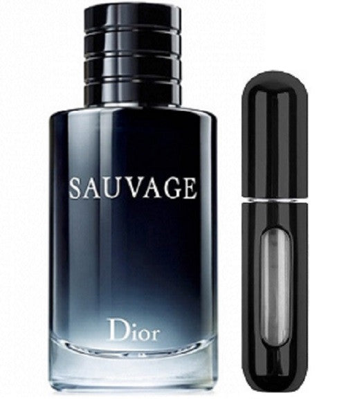 CHRISTIAN DIOR SAUVAGE Eau De Toilette 5ml Refillable Travel Spray