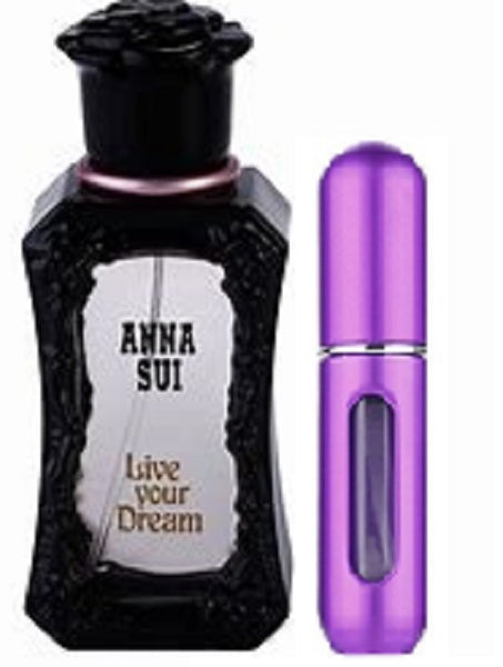 ANNA SUI LIVE YOUR DREAM Eau De Toilette 5ml Refillable Travel Spray