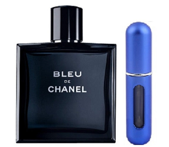 chanel blue perfume for men travel size