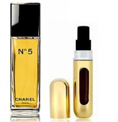 CHANEL No 5 Eau De Toilette 5ml Refillable Travel Spray