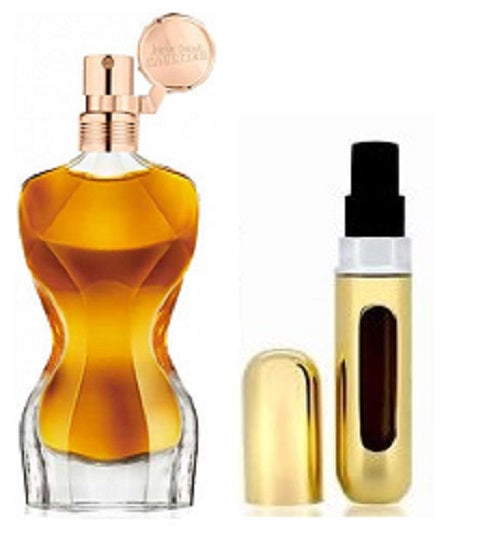 JEAN PAUL GAULTIER CLASSIQUE ESSENCE Eau De Parfum Intense 5ml Refillable Travel Spray