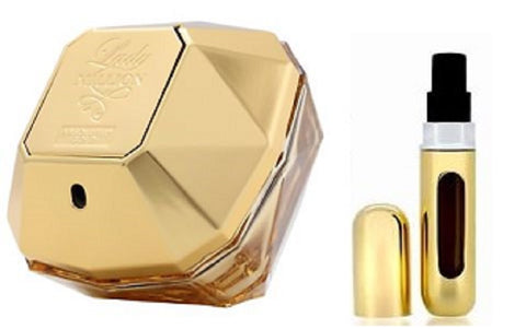 PACO RABANNE LADY MILLION ABSOLUTE GOLD Eau De Parfum 5ml Refillable Travel Spray