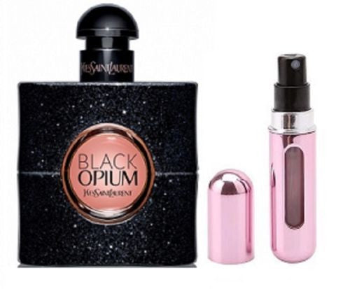 YVES SAINT LAURENT YSL BLACK OPIUM For Women Eau De Parfum 5ml Refillable Travel Spray