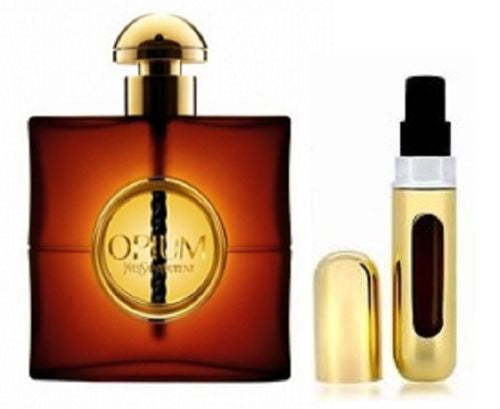 YVES SAINT LAURENT YSL OPIUM For Women EDT 5ml Refillable Travel Spray