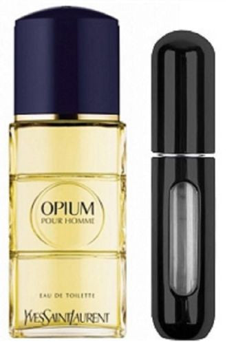 YVES SAINT LAURENT YSL OPIUM For Men EDT 5ml Refillable Travel Spray